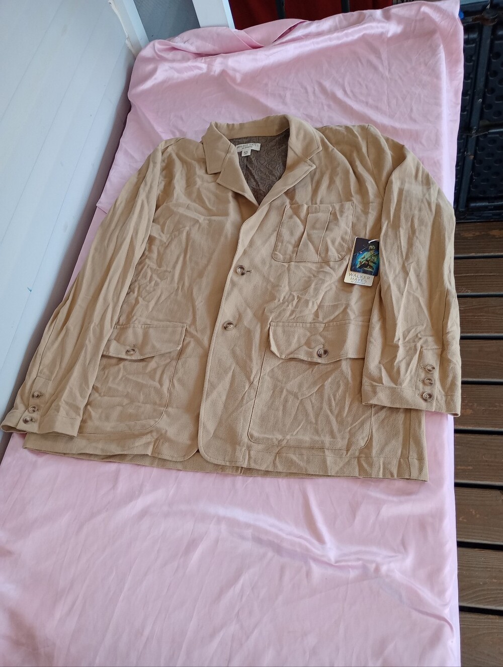 Walker Hayes for JCPenney Size XXL Linen Mens Regular Fit Blazer NWT